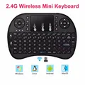 Mini tastiera wireless I8 2.4G Air Mouse Touchpad remoto Utilizza batteria a secco per Android TV Box PC Smart TV Tastiera wireless