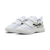 Hallenschuh PUMA "VARION II V JR", Gr. 33, schwarz-weiß (puma weiß, puma schwarz), Synthetik, sportlich, Schuhe