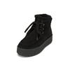 Stiefelette MARC O'POLO "mit flauschigem Warmfutter", Damen, Gr. 41, schwarz, Obermaterial: 100% Leder (Rind), unifarben, Schuhe
