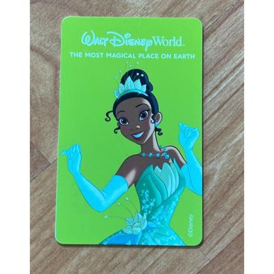 Disney Other | Walt Disney World Collectable Tiana Ticket | Color: Green | Size: Os