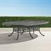 Carlisle Oval Cast-top Dining Table in Slate Finish - Frontgate