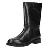 Stiefelette INUOVO "INUOVO Stiefelette Leder", Damen, Gr. 41, schwarz, Leder, casual, Schuhe