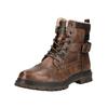 Schnürstiefelette TOM TAILOR "Tom Tailor Stiefelette Lederimitat", Herren, Gr. 46, braun, Lederimitat, casual, Schuhe