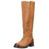 Stiefel STEVE MADDEN "STEVE MADDEN Stiefel Leder", Damen, Gr. 37, braun (tan), Leder, casual, Schuhe