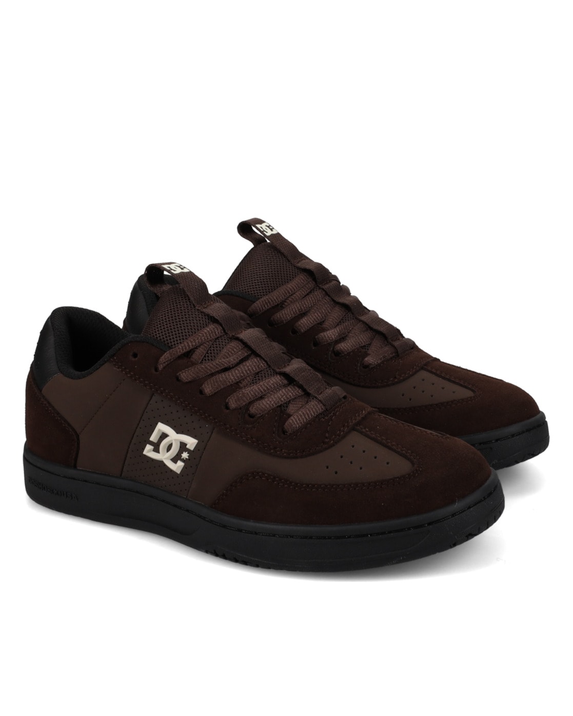 Skateschuh DC SHOES "DC Astrix S", Herren, Gr. 11,5(45), schwarz (braun, schwarz), 61.35% Leder, 38.65% Synthetikmaterial, Schuhe