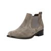 Stiefelette GABOR "Gabor Stiefelette Veloursleder/Textil", Damen, Gr. 37, braun (braun, grau), Veloursleder, Textil, casual, Schuhe
