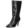 High-Heel-Stiefel INUOVO "INUOVO Stiefel Leder", Damen, Gr. 42, schwarz, Leder, casual, Schuhe