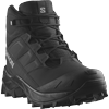 Winterstiefel SALOMON "CROSSTRAK WP", Damen, Gr. 44, schwarz, schwarz, asphalt, Synthetik, Textil, sportlich, Schuhe, wasserdicht