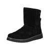 Stiefelette LEGERO "Legero Stiefelette Veloursleder", Damen, Gr. 41, schwarz, Veloursleder, casual, Schuhe