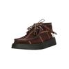 Schnürschuh CLARKS "Torview", Herren, Gr. 47, braun, Kunstfaser, casual, Schuhe, mit handgefertigtem Harris-Tweed