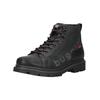 Schnürstiefelette BUGATTI "bugatti Stiefelette Lederimitat", Herren, Gr. 40, schwarz, Lederimitat, casual, Schuhe