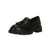 Slipper CLARKS "Lauryl Tassel", Damen, Gr. 42, schwarz, Leder, klassisch, Schuhe, aus weichem Leder