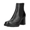 High-Heel-Stiefelette TAMARIS "Tamaris Stiefelette Leder/Synthetik", Damen, Gr. 42, schwarz, Leder, Synthetik, casual, Schuhe