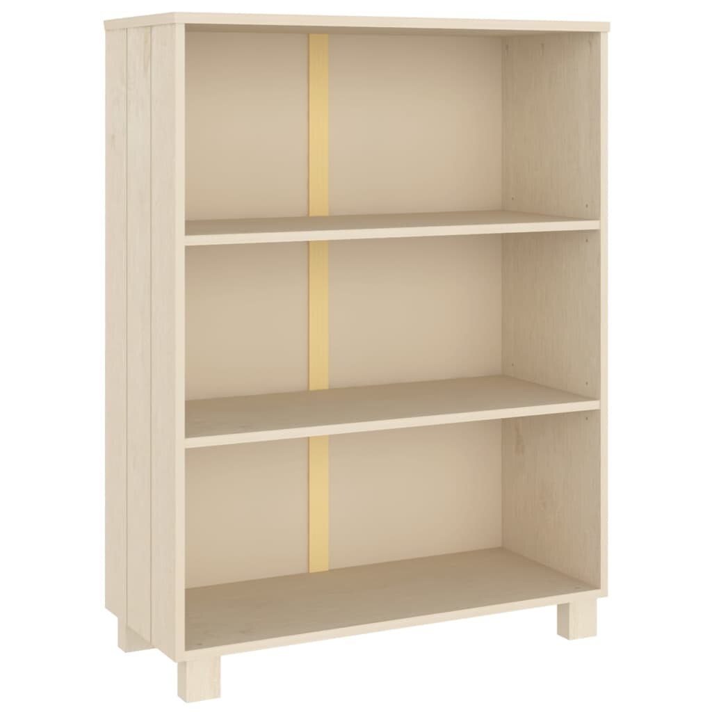 vidaXL Bücherschrank HAMAR Honigbraun 85x35x112 cm Massivholz Kiefer Image