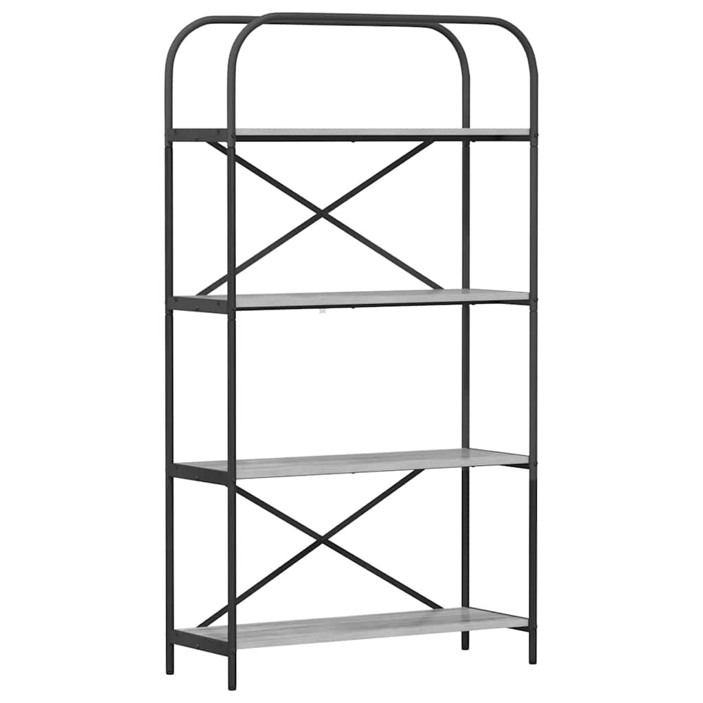 vidaXL Regal Grau Sonoma 80 x 30 x 146 cm Holzwerkstoff Image