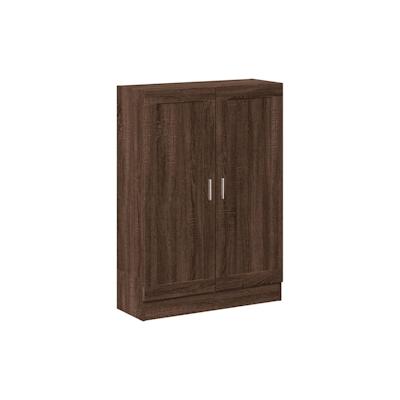 vidaXL Bücherschrank Braun Eichen-Optik 82,5x30,5x115 cm Holzwerkstoff Image