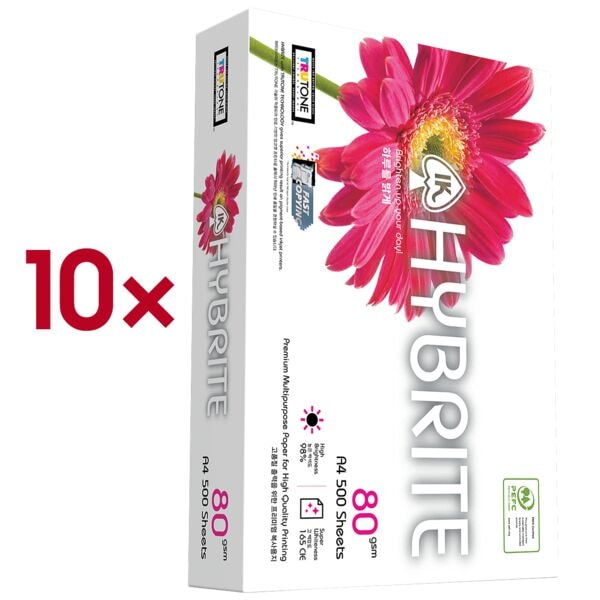 OTTO Office 10x Multifunktionspapier A4 »Hybrite« 5000 Blatt gesamt weiß Image