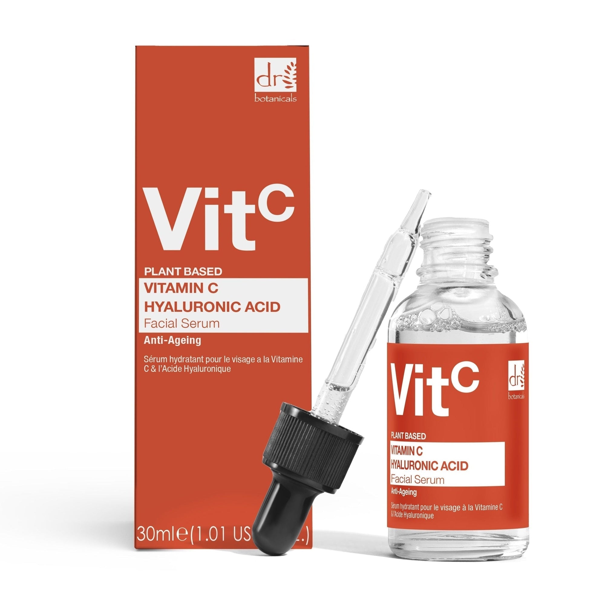 Dr Botanicals Vitamin C 5 % & Hyaluronsäure 2 % Feuchtigkeitsspendendes Gesichtsserum 30 ml Image