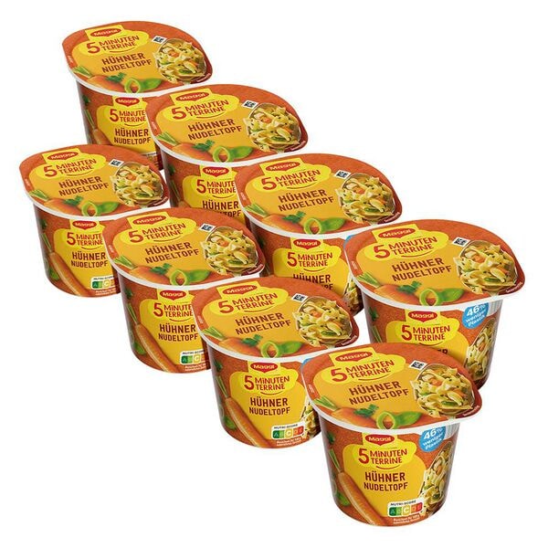 Maggi 8er-Pack 5 Minuten Terrine »Hühner Nudeltopf« Image