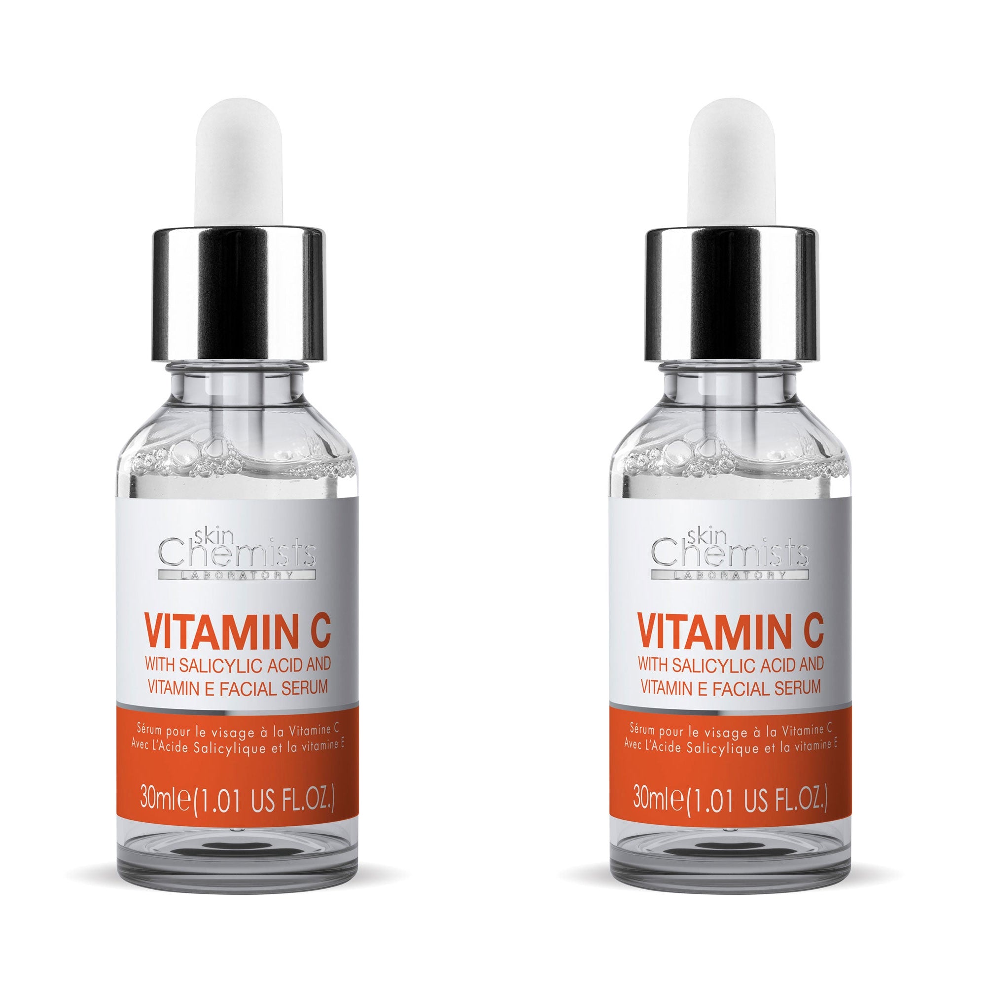 skinChemists Anti-Aging Vitamin C Salicylsäure Gesichtsserum 30ml x 2 Duo-Pack Image
