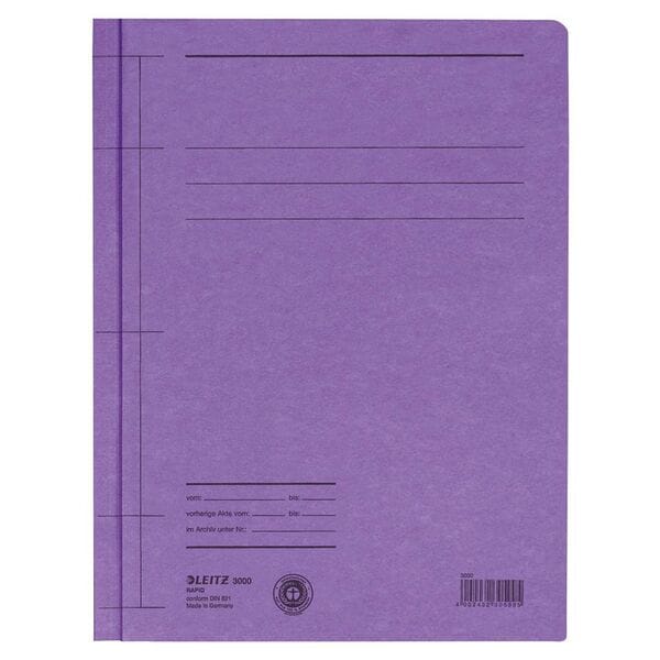 Leitz Schnellhefter »3000« A4 Karton 250 g/m² 250 Blatt 25 Stück violett, 24x31.8 cm Image