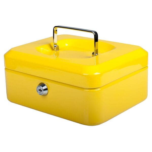 Pavo Geldkassette gelb gelb, 20x9 cm Image