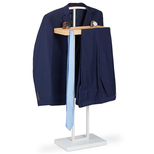 relaxdays Stummer Diener mit Ablage