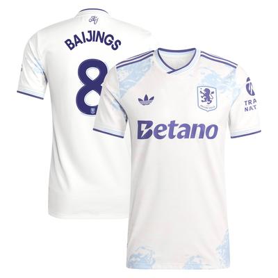 Aston Villa adidas Authentisches Ausweichtrikot 2025-26 mit Aufdruck Pokal Baijings 8 Image