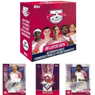 2023-24 TOPPS Leipzig 100 % RB LEIPZIG Club Box Football Star Signature and Materials Collection Card Fan Gifts