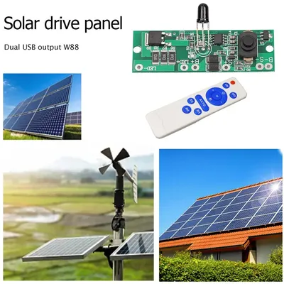 Auto Power Down Solar Circuit Board Controller with Remote Control Light Panel