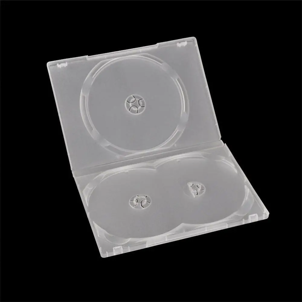 Plastic Durable Storage Clear Cover CD Bags Movie Box Disc Holders DVD Case