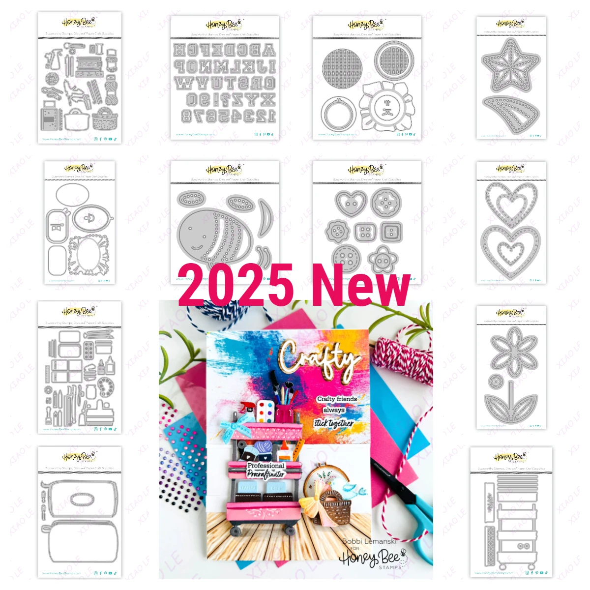 Lovely Layers Tin Palette Dies 2025 New Metal Cutting Dies Stamps Stencil Scrapbooking Embossing Template DIY Greeting Card