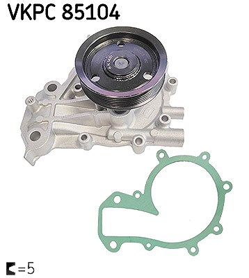 Skf Wasserpumpe, Motorkühlung [Hersteller-Nr. VKPC85104] für Opel Image