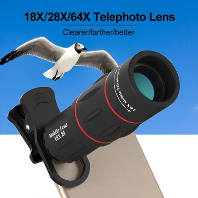 18X Smartphone telephoto lens for cell phone camera zoom mobile camera telephoto lens phone len for phone camera lens for iphone