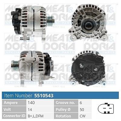 Meat & Doria Generator [Hersteller-Nr. 5510543] für Audi, Renault, Seat, Skoda, VW Image