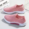 2022 neue Mode Mesh Schuhe Frauen Schuhe Mesh Sport Schuhe Atmungsaktive Wohnungen Weiche Sohle Casual Turnschuhe