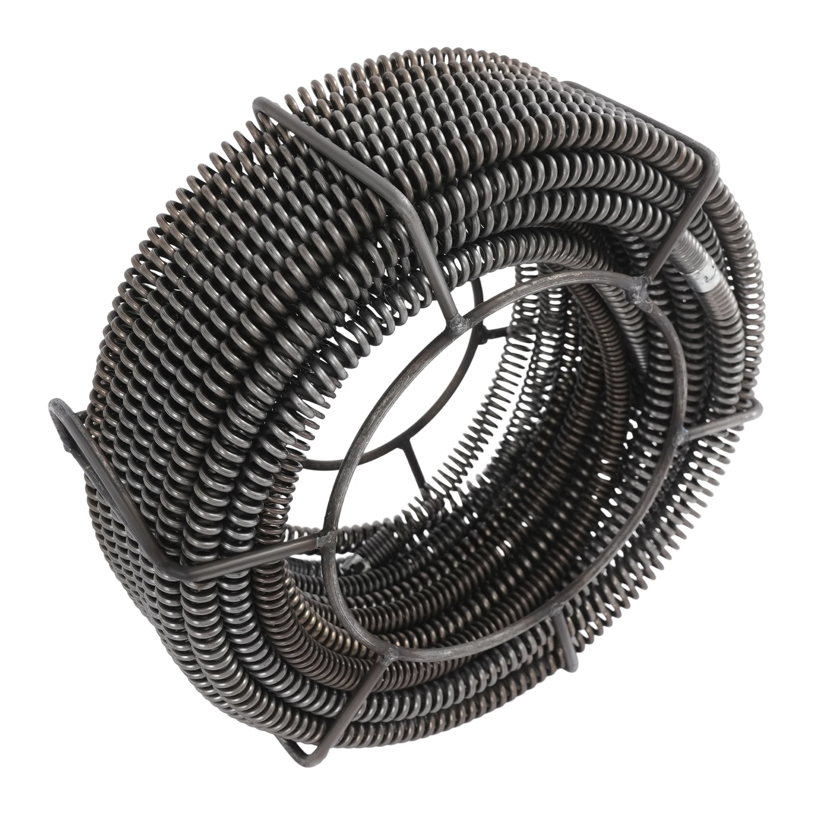 Hochleistungs-Abflussschlange aus 65 Mn-Stahl, 16 Fuß x 4 + 8,2 Fuß x 1, Rohrreiniger zum Entfernen von WC-Küchenspülen und Kanalisation Image