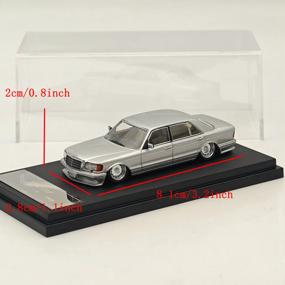 1:64 BZ S560sel W126 Diecast Toys Automodelle Miniatur Hobby Collection Gifts Master