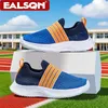 Mode Kinder Sportschuhe Kinder Anti-Rutsch-Wanderschuhe für Jungen Atmungsaktive weiche Sohle Schule Freizeitschuhe Größe 28-39