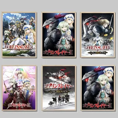 Goblin Slayer DIY Sticky Poster Whitepaper Prints Posters Artwork Vintage Decorative Painting