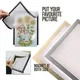 5 pz A4/A5/A6 Rettangolare Magnetico Morbido Gel Cornice per Foto Riutilizzabile Poster Carta autoadesiva Informazioni Display Segno Titolare