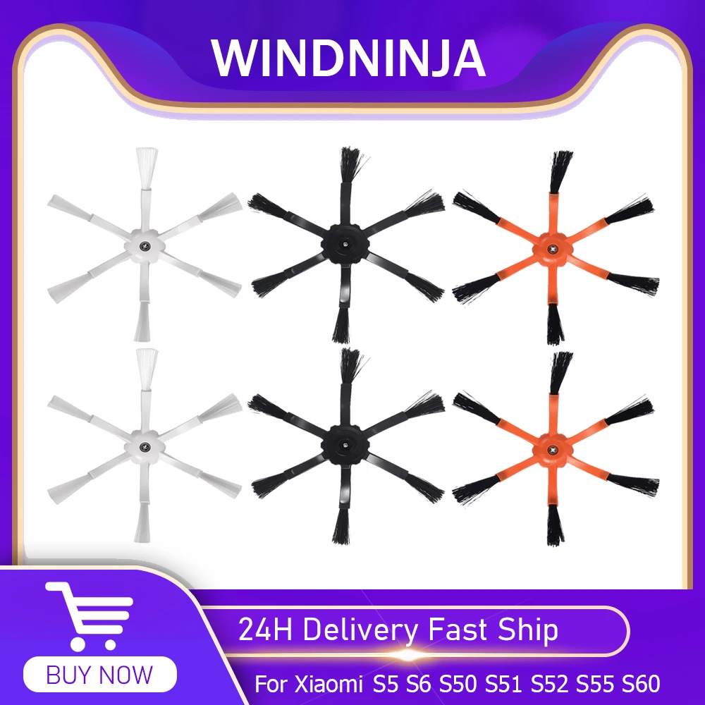 Seitenbürste für Haushaltsreinigung für Xiaomi 1s Roborock S5 S5 Max S6 S55 S50 S51 S60 S6 Pure Robot Vacuum E25 E35 Staubsauger Image