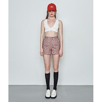 makeatoast Floral Shorts Purple Flower
