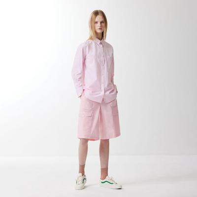 voyonn Boy fit pink striped cotton shirt 0046