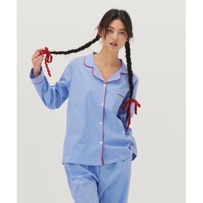 oggitt Standard Ticking Stripe Pajamas Blue
