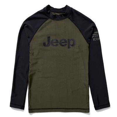 Jeep Big Logo Two-Tone Rash Guard