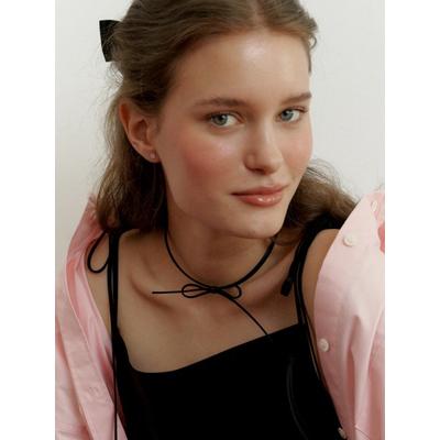 lovememonster Ribbon Leather Choker