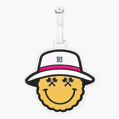 palmtreegolf Bucket Joy Name Tag White
