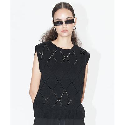 noiago NOI633 Diamond Punching Knit Best
