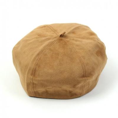 universalchemistry Suede Beige Beret Suede Beret